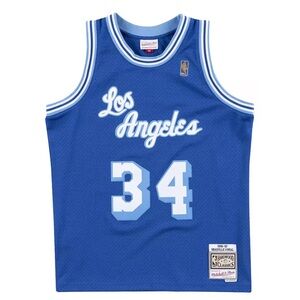 Mitchell & Ness Men's Los Angeles Lakers Blue Shaquille O'Neal